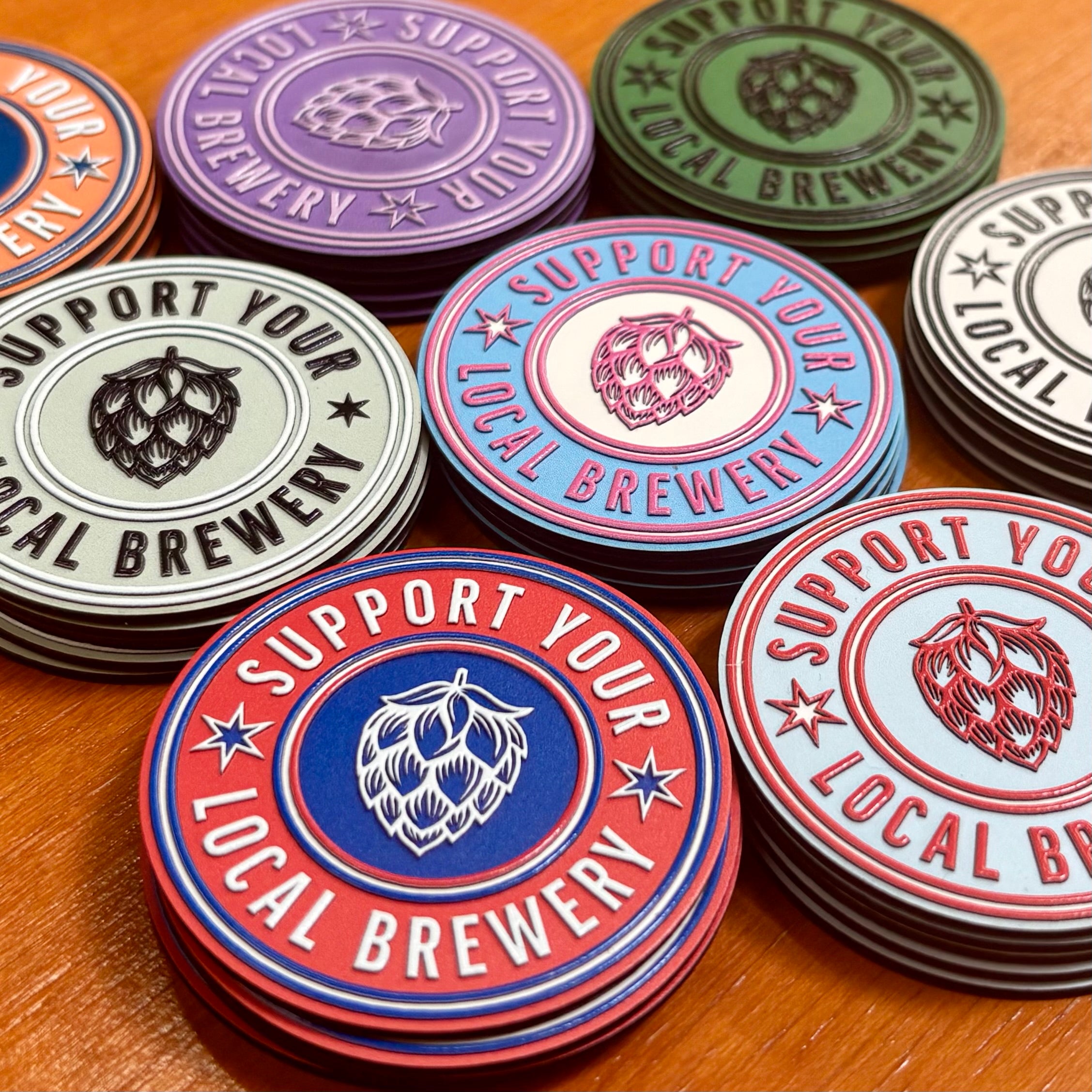 UV Dimensional Stack Custom Patches